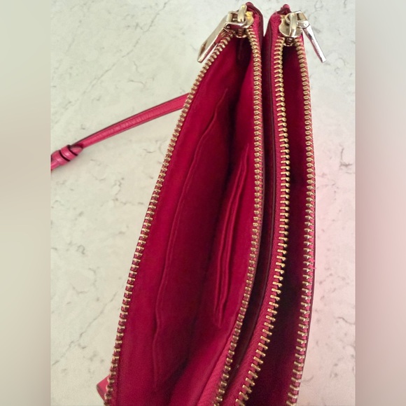 Coach dragon berry Pink Leather Crossbody Bag - Picture 4 of 7